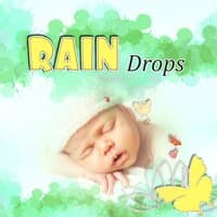 Rain Drops - Calm Music for Babies, Nature Sounds with Ocean Waves, Singing Birds