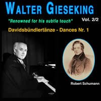 Robert Schumann: Davidsbündlertänze for piano Op. 6 - Dances Nr. 1-18 Walter Gieseking