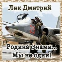 Родина с нами... Мы не одни!