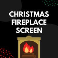 Christmas Fireplace Screen