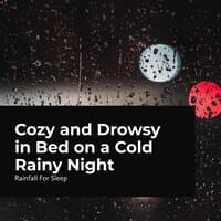 Cozy and Drowsy in Bed on a Cold Rainy Night