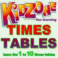 Kidzone Times Tables - 1 to 10