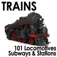 Trains - 101 Locomotives, Subways & Stations