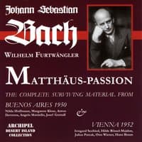 Bach: Matthäus Passion