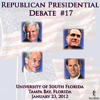 Republican Presidential Debate #17 - University Of South Florida, Tampa Bay, Florida - January 23, 2012