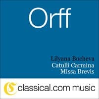 Catulli Carmina - Exodium - Choeur et Orchestre