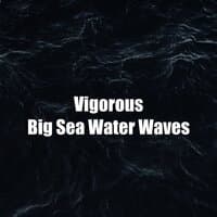 Vigorous Big Sea Water Waves