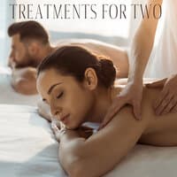 Treatments for Two - New Age Music on Time at the Spa with a Partner, Massage Session, Romantic Moments, Glass of Champagne