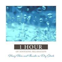 Heavy Rain and Thunder on Dry Streets: 1 Hour of Soothing Relaxation