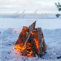 Study with Me: Snowy Winter Day by the Fireplace