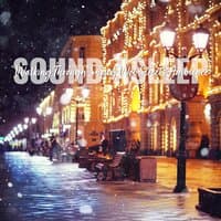 Sound Asleep: Walking Through Snowy Wet Streets Ambience