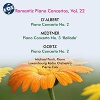 D'Albert, Medtner & Goetz: Piano Concertos