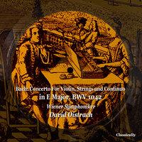 Bach: Concerto for Violin, Strings and Continuo in E Major, BWV 1042