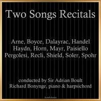 Two Songs Recitals