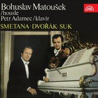 Smetana, Suk, Dvořák: Works for Violin and Piano