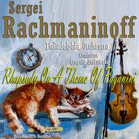 Rachmaninoff Sergei: Rhapsody on a Theme of Paganini, Recorded 24Th December, 1934