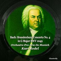 Bach: Brandenburg Concerto No. 4 G Major BWV 1049
