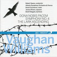 Vaughan Williams: Dona nobis pacem, Symphony No. 4 & The Lark Ascending