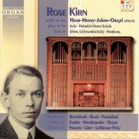 Rose Kirn spielt an der Hanns-Henny-Jahnn-Orgel