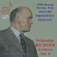 Richter Archives, Vol. 8: 1990 Savona, Italy Recital