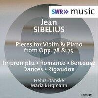Sibelius: Pieces for Violin & Piano from Opp. 78 & 79