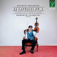 Nicolò Paganini: 24 Caprices Op. 1 for Unaccompanied Flute