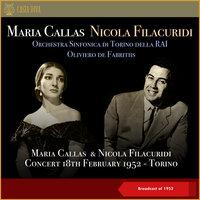 Maria Callas, Nicola Filacuridi: Concert 18th February 1952 - Torino