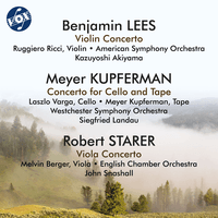 Lees, Starer & Kupferman: Concertos