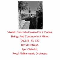 Vivaldi: Concerto Grosso for 2 Violins, Strings and Continuo in a Minor, Op.3/8, Rv 522