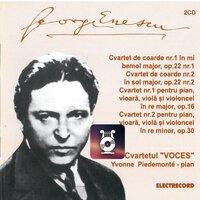 George Enescu: Cvartet de coarde nr. 1, Cvartet de coarde nr. 2, Cvartet nr. 1, Cvartet nr. 2, Vol. I