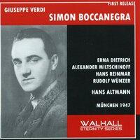 Verdi: Simon Boccanegra (Sung in German)