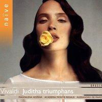 Juditha Triumphans, Prima parte: Recitativo (Vide, humilis prostrata)