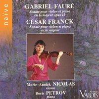 Fauré: Violin Sonata No. 1 - Franck: Sonata for Violin and Piano