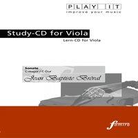 Play It - Study-Cd for Viola: Jean Baptiste Bréval, Sonate, C Major / C-Dur