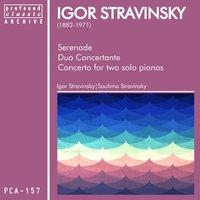 Serenade, Duo Concertante, Concerto for Two Solo Pianos