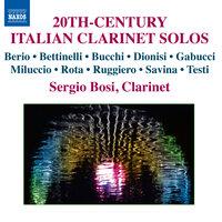 20th-Century Italian Clarinet Solos