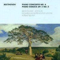 Ludwig Van Beethoven: Piano Concerto No. 4 / Piano Sonata No. 3 (Zechlin, Webersinke)