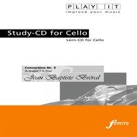 Play It - Study-Cd for Cello: Jean Baptiste Bréval, Concertino No. 3, A Major / A-Dur