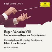Reger: Variations and Fugue on a Theme by Mozart, Op. 132: Variation VIII