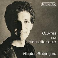 Clair, deux pièces pour clarinette seule: Pièce No. 1