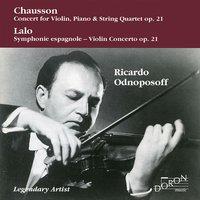Ricardo Odnoposoff: Chausson and Lalo