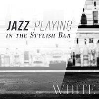 Jazz Playing in the Stylish Bar-White-