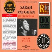 Sarah Vaughan Quintessence 1944-1948: New York