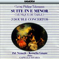 Telemann: Musique De Table, Part I: Overture Suite in E Minor / Concertos for 2 Flutes