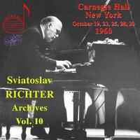 Richter Archives, Vol. 10: Carnegie Hall Recitals 1960