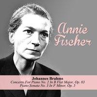 Johannes Brahms: Concerto For Piano No. 2 In B Flat Major, Op. 83 / Piano Sonata No. 3 In F Minor, Op. 5