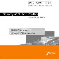 Play It - Study-Cd for Cello: Luigi Boccherini, Konzert No. 3, G Major / G-Dur, G. 480