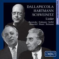 Dallapiccola, Hartmann & Schweinitz: Lieder