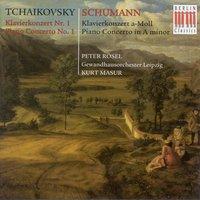 Peter Iljitsch Tschaikowsky / Robert Schumann: Piano Concertos (Rosel, Leipzig Gewandhaus, Masur)