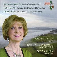 Rachmaninov, Strauss & Dohnányi: Works for Piano & Orchestra